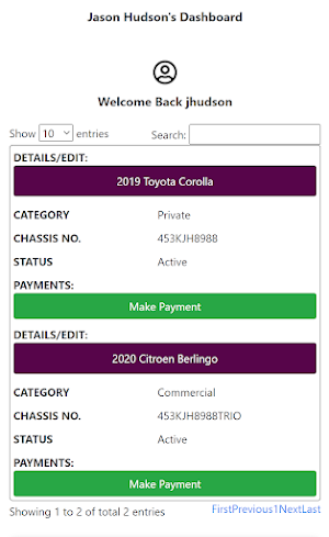 Motor Assured Warranty Screenshot 1