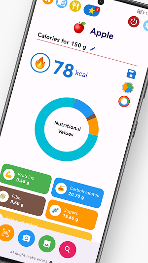 Calorias: AI Calorie Counter Screenshot 1