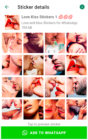 Love Kiss Sticker for WhatsApp Screenshot 0