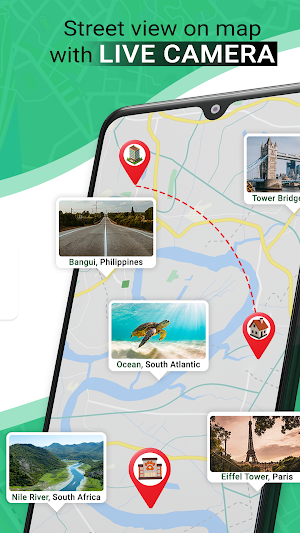 Live Earth Satellite View GPS Screenshot 1