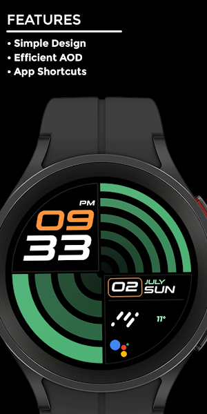 Night 32 - watch face Screenshot 1