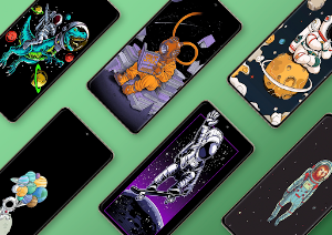 Astronaut And Space Wallpaper Screenshot 1