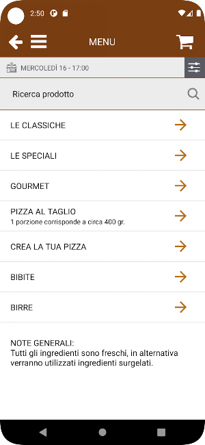 Pizza e birra Screenshot 2