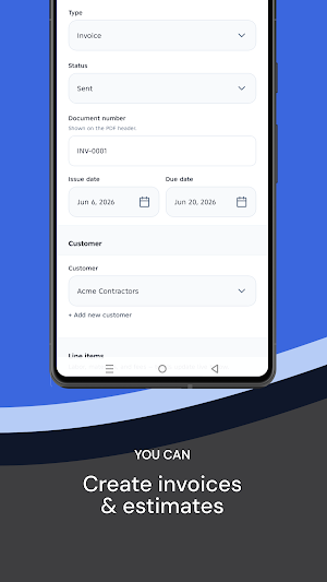 BillbAce: Invoices & Estimates Screenshot 1