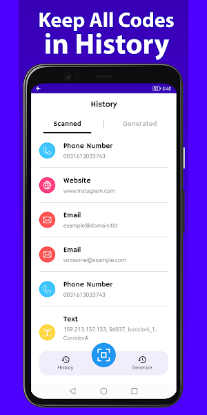 QR & Barcode Scanner Generator Screenshot 2
