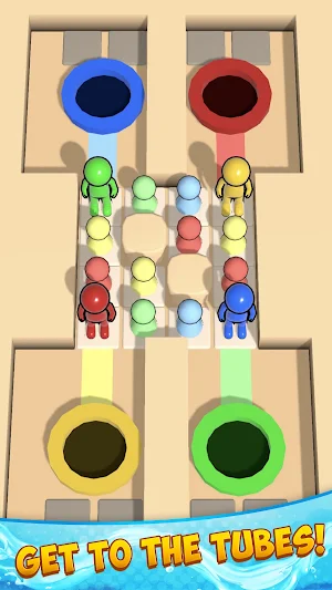 Tube Jam – Color Sort Puzzle Screenshot 1