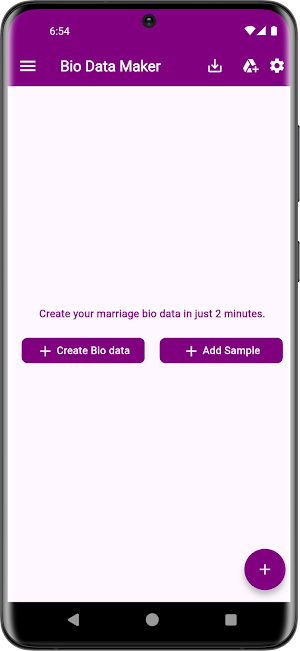 Marriage Bio Data Maker Screenshot 0