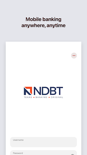 NDBT Mobile Banking Screenshot 0