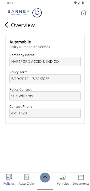 Barney Insurance Online Screenshot 3