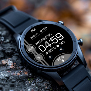 Key WF82 Digital Watch Face Screenshot 0