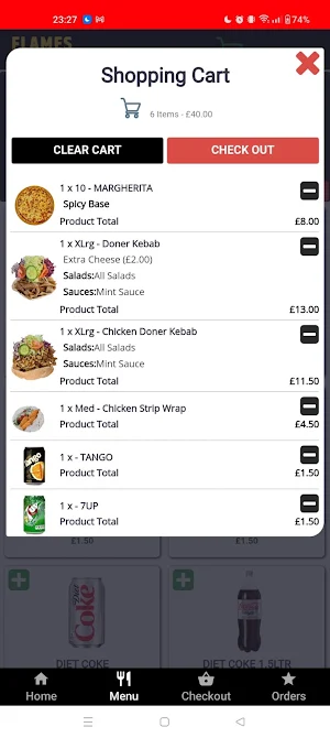Flames Kebab Ebbw Vale Screenshot 0