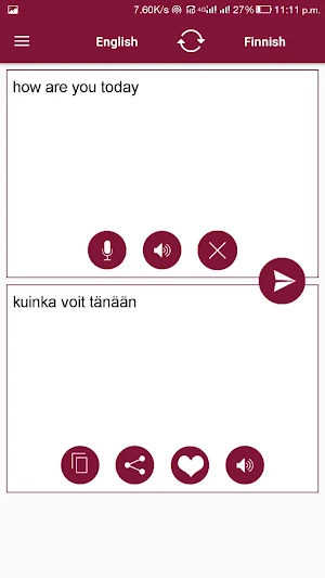 Finnish - English Translator Screenshot 2