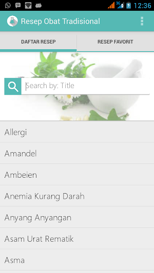Resep Obat Tradisional Screenshot 0