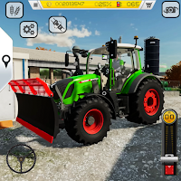 Big Tractor Farming Games 3D