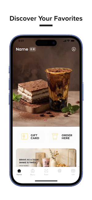 Tiger Sugar App Screenshot 1