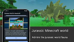 Dinosaur Mod for Minecraft PE Screenshot 3