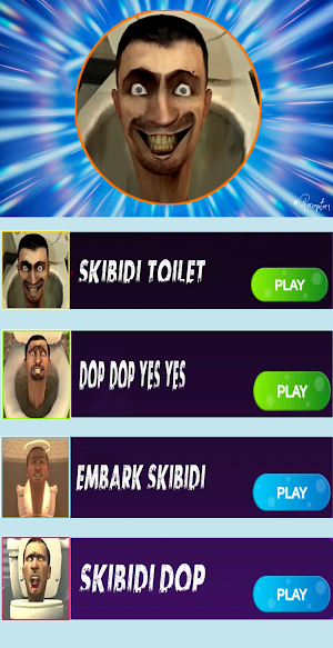 Toilet Tv 3D Tiles Hop Screenshot 2