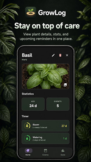 GrowLog Screenshot 1