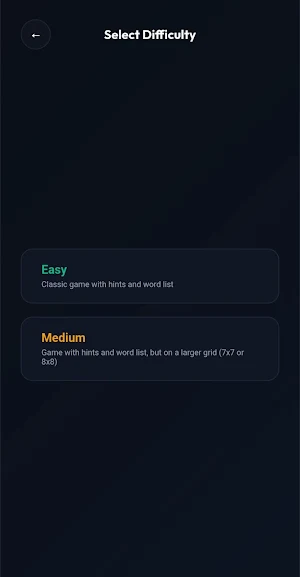 Fillwords: Word Search Puzzle Screenshot 1