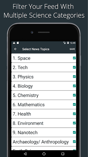 Science News Daily: Science Articles and News App  Screenshot 0