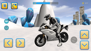 Winter Motorbike Riding 3D Screenshot 3