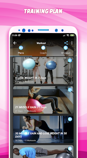 Pilates Workout - Home Fitness : Swiss Ball PRO Screenshot 3