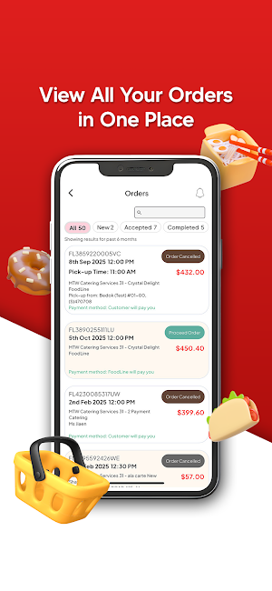 FoodLine Merchant Screenshot 1