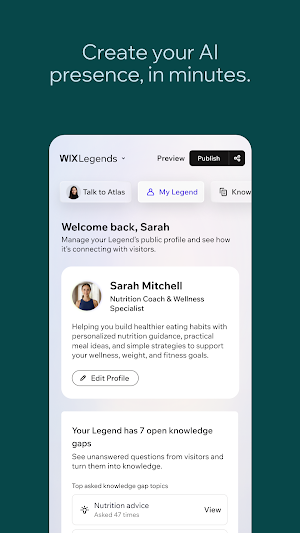 Wix Legends Screenshot 0