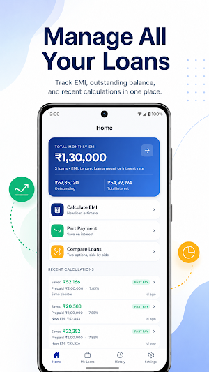 EMI Calculator Loan & Interest Screenshot 0