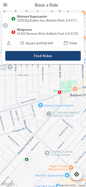 Baldwin Park Transit Screenshot 2