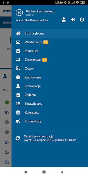 mobiDziennik Screenshot 0