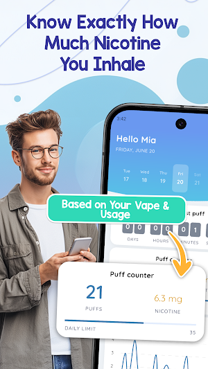 Puff Counter - Quit Smoking Screenshot 1