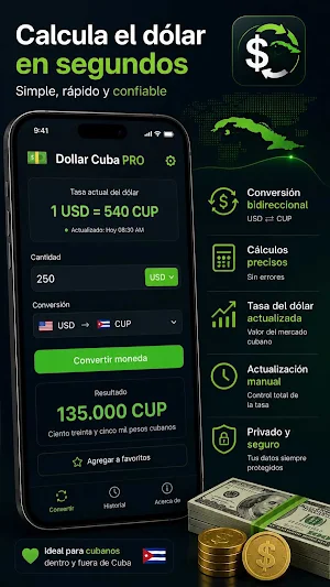 Conversor USD x CUP Screenshot 2