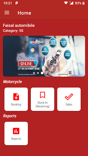 AHL Dealership Application Screenshot 3