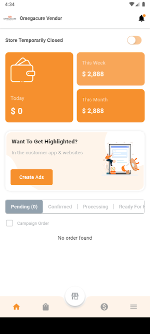 Omegacure Vendor Screenshot 0
