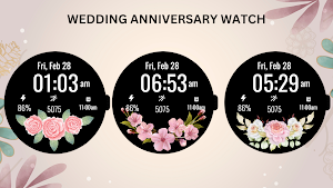 Wedding Anniversary Watch Face Screenshot 2