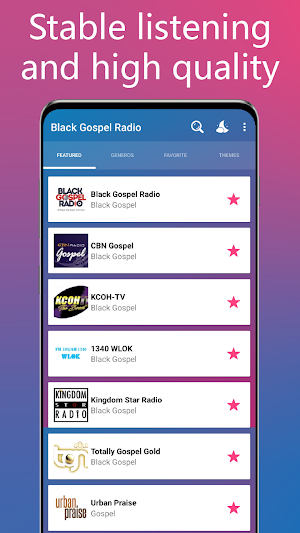Black Gospel Radio Screenshot 2