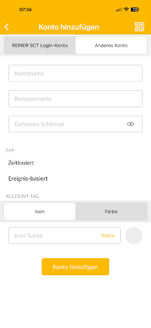 REINER SCT Authenticator Screenshot 3