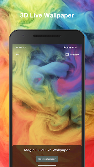 Magic Fluid Live Wallpaper Screenshot 0