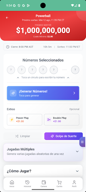 Lotería Móvil Screenshot 2