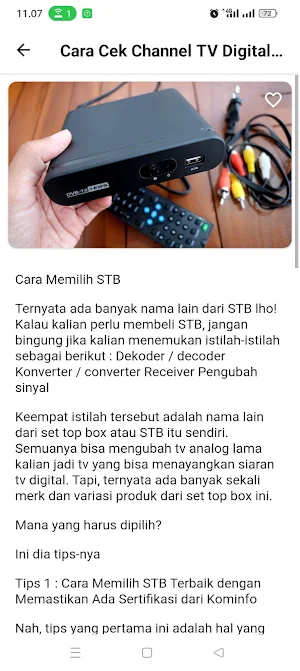 Cara Cek Sinyal Stb Digital Screenshot 1
