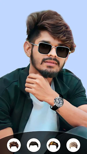 Man Hairstyle Photo Editor Screenshot 2