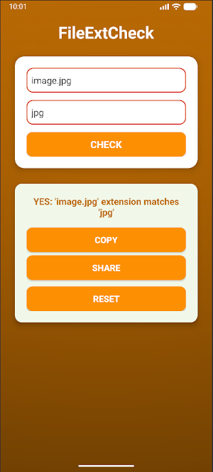 FileExtCheck Screenshot 2
