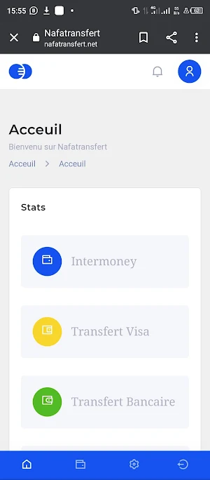 Nafatransfert Screenshot 3