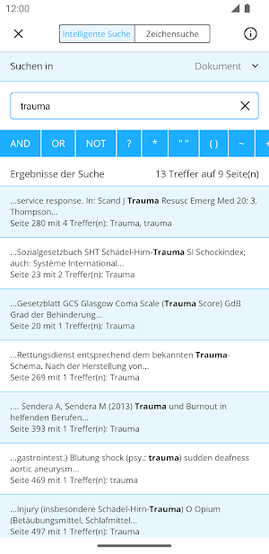 Rettungsdienst Bibliothek Screenshot 3