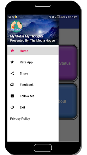 My Status My Thoughts Screenshot 2