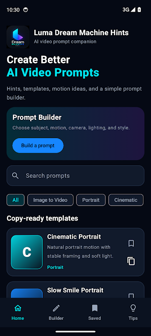 Luma Dream Machine Hints Screenshot 3