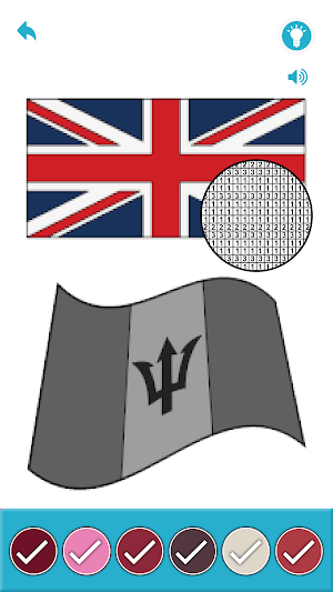 Flags Pixelart Color by Number Screenshot 0