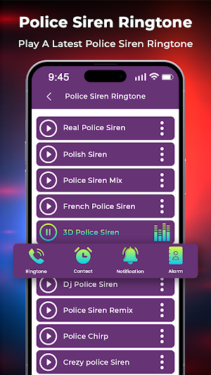 Police Siren Ringtones Screenshot 1