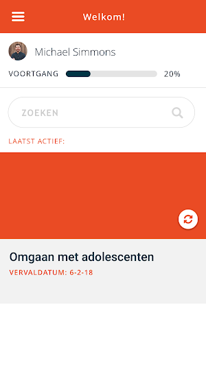 GGZ Ecademy leeromgeving Screenshot 3